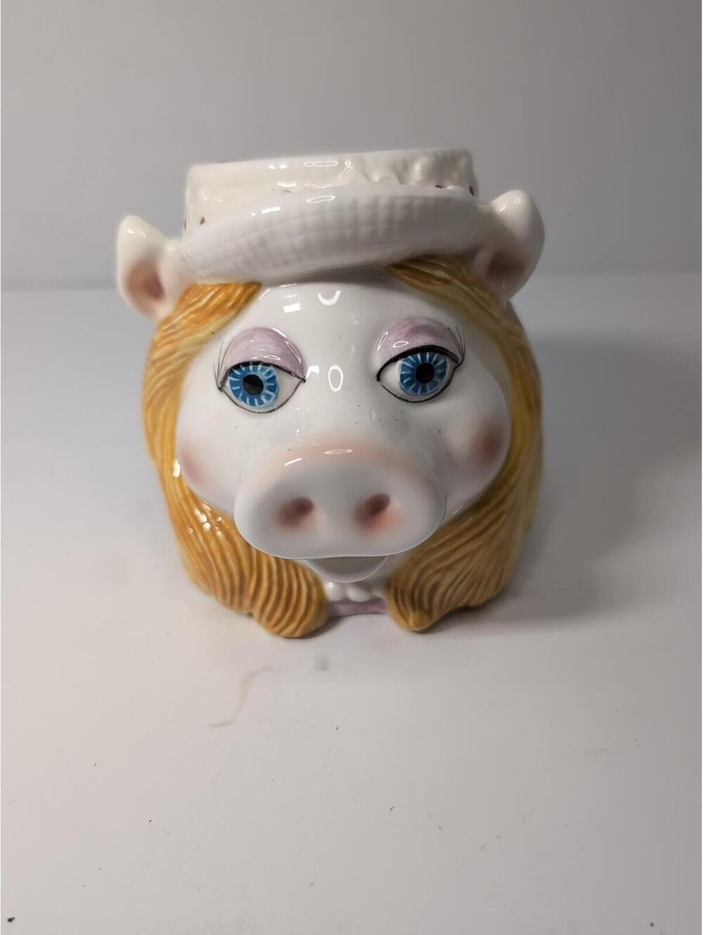 Muppets Miss Piggy Coffee Mug Cup Ceramic Sigma the Tastesetter Vintage A224